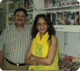 Kajal oza in library